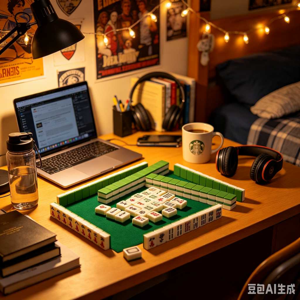 vintage style mahjong set