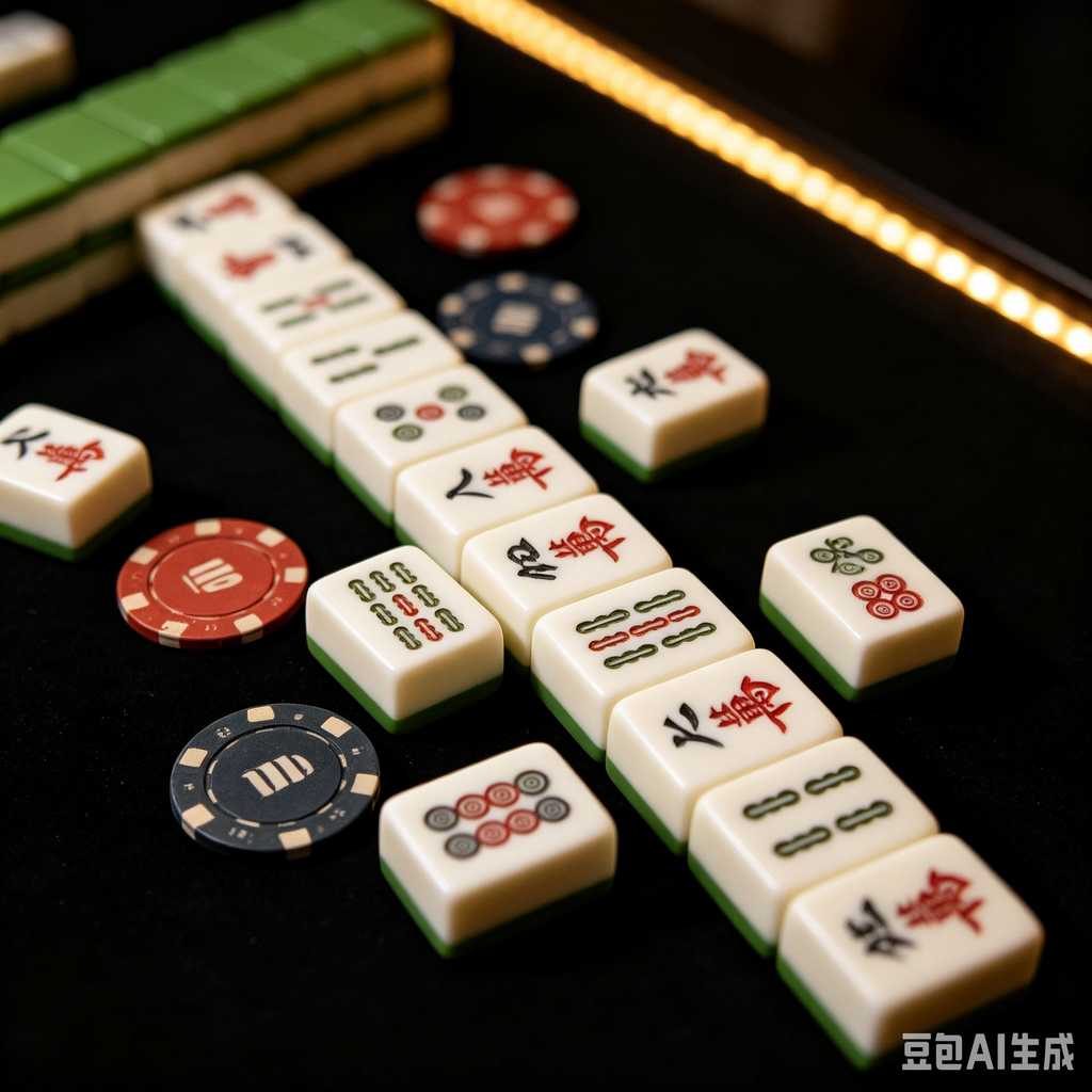 handheld mahjong tiles set